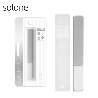 ⭐蝦皮發票⭐ Solone 琉璃晶淬亮甲拋光棒 NM32［1入，附收納盒］修磨拋光指甲 修整甲型磨指甲 美甲工具1351