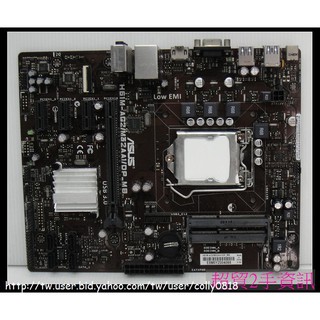 超貿2手資訊 ASUS H61M-AG2/M32AA1/DP_MB DDR3/SATA/PCI-E/1155-保固1個月