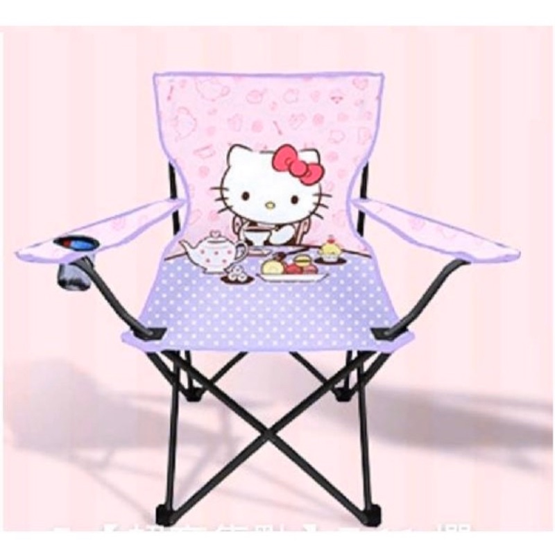 《全新》Hello Kitty 折疊大 休閒椅 露營椅 野餐椅 導演椅