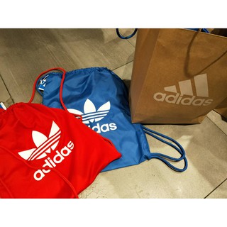 [Yuri無國界代購]韓國現貨 ADIDAS愛迪達 Originals 三葉草 束口袋 後背袋 運動背袋 尼龍背袋