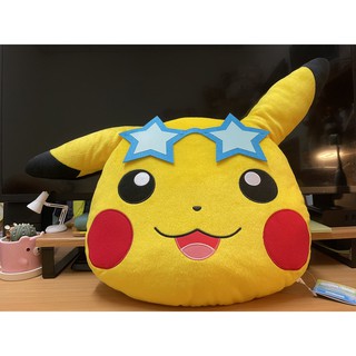 【日本寶可夢】星星眼鏡皮卡丘Pikachu 抱枕
