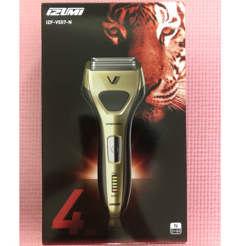日本帶回 全新現貨 Izumi泉精器izf V557 N電動刮鬍刀 金色 蝦皮購物