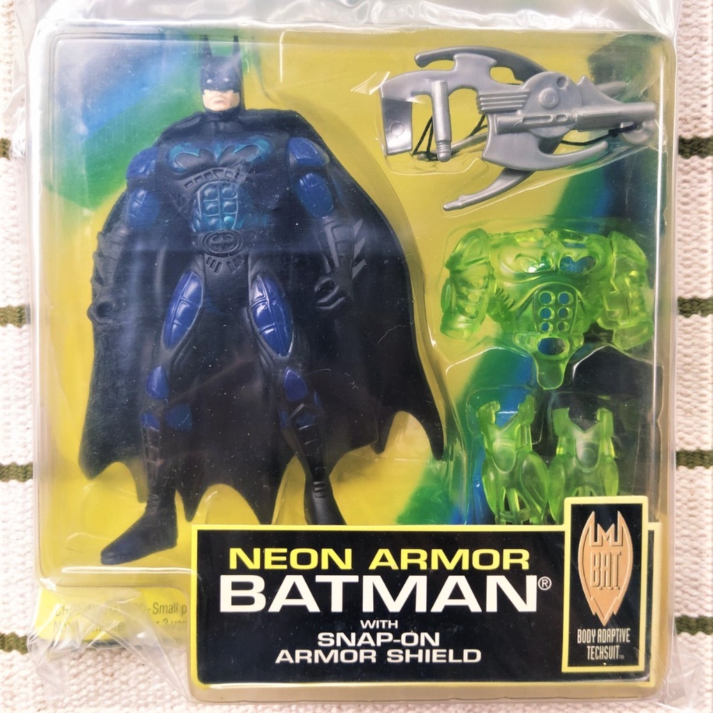 鬼島玩具 - Kenner Neon Armor Batman / 蝙蝠俠 霓虹裝甲