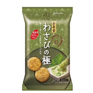 ★ 鹿島田商店街 ★ 日本 進口 零食 和菓子 米果 米菓 煎餅 金吾堂 Wasabi 芥末 仙貝