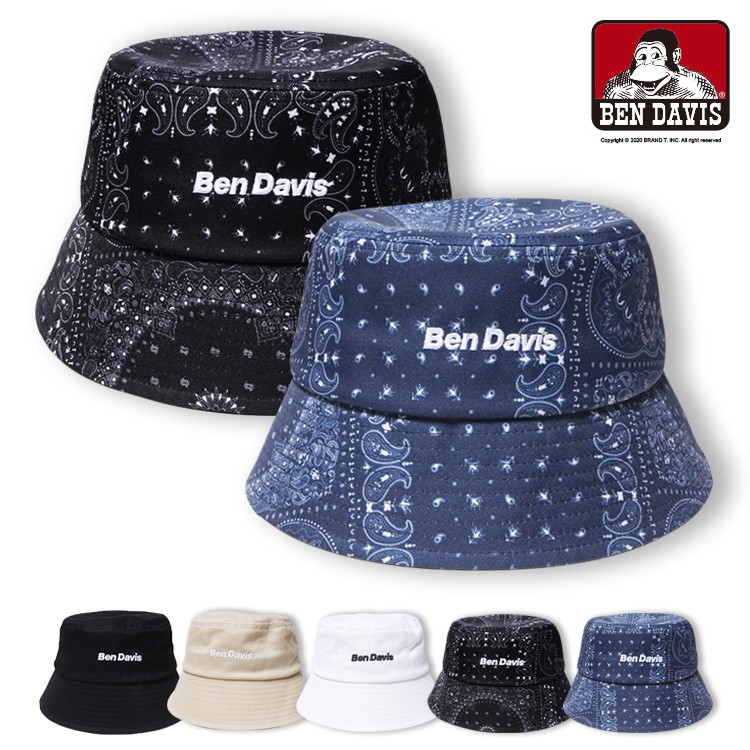 BEN DAVIS BRIM DOWN BUCKET HAT 變形蟲 漁夫帽 帽子 猿人 5色 BD063