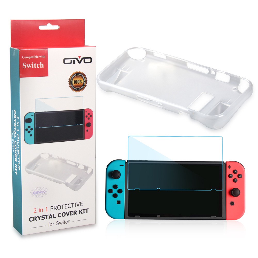📣現貨供應中📣 任天堂 Nintendo Switch NS 主機TPU 高透明 保護套附軟式螢幕貼 保護殼