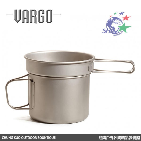 Vargo - 鈦金屬雙用烹煮鍋 / 湯鍋 / 900毫升(900ml) - VARGO 418 【詮國】