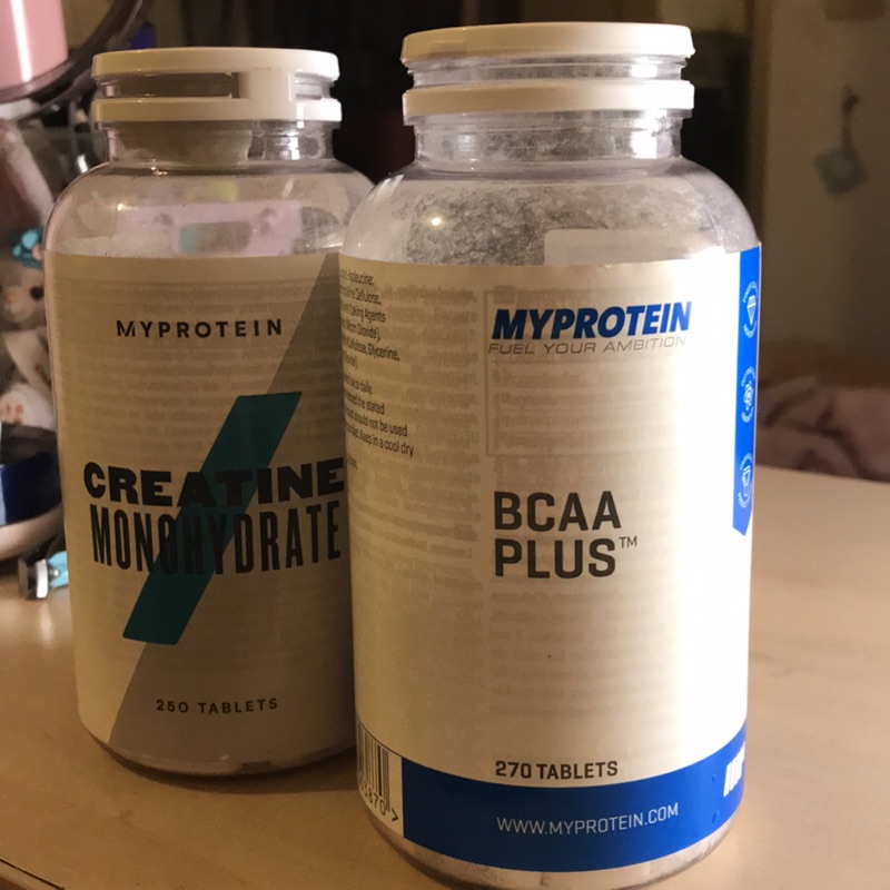 2罐ㄧ起賣 Myprotein bcaa plus BCAA 支鏈胺基酸片 + 肌酸水合物 健身健力 健美重訓