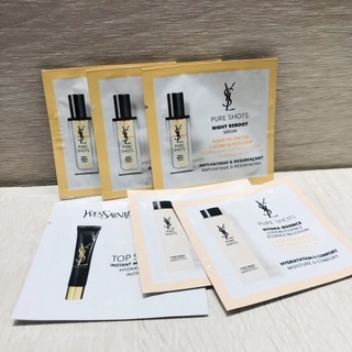 專櫃公司貨 YSL 極效活粹夜光仙人掌超級精華 極效活粹澎潤精華 名模肌密光燦水凝露 1ml 精巧版 試用包