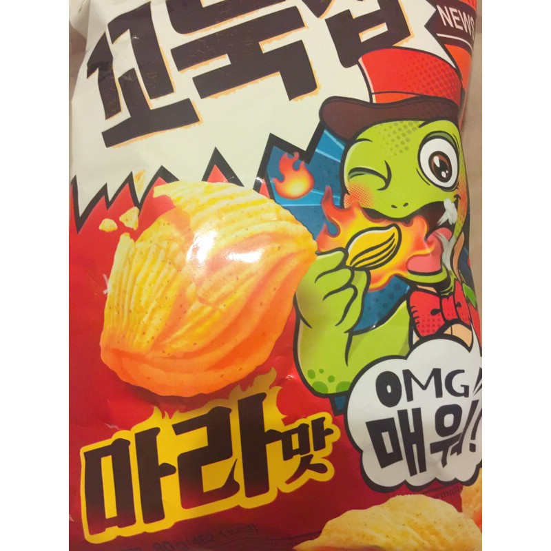 韓國烏龜餅乾辣味玉米脆片_好市多熱賣零食_非即期品