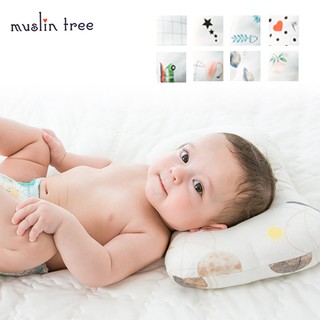 兒童枕頭 MuslinTree新生兒機能型防扁頭定型枕321寶貝屋