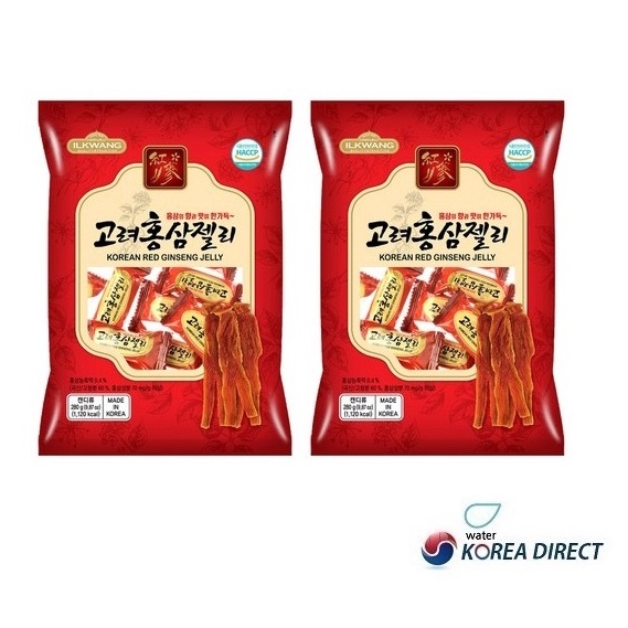 韓國日光制果高麗紅蔘軟糖280g (1包 2包）