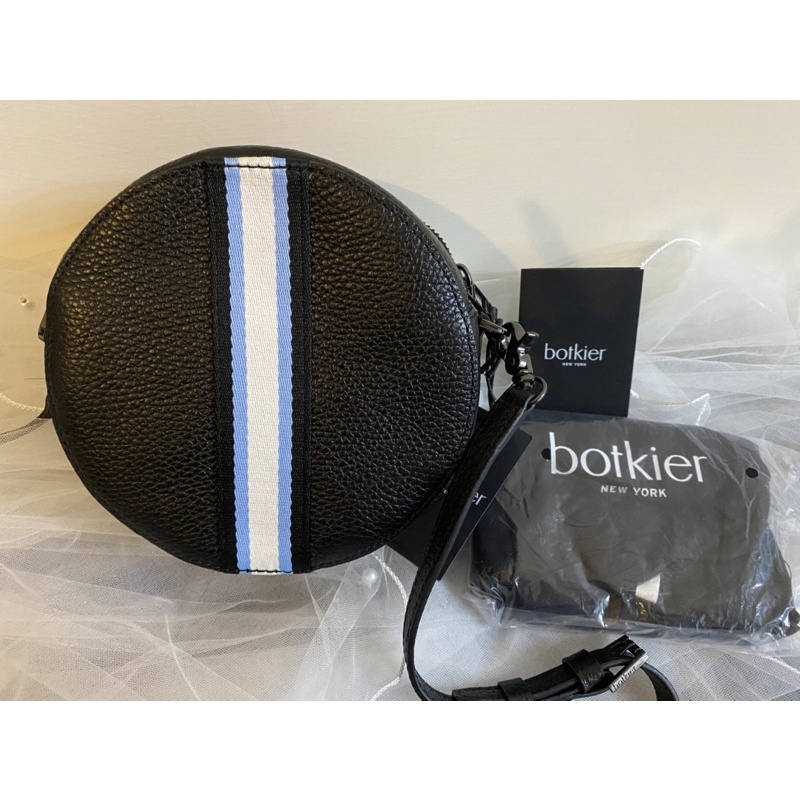 全新 🍀 botkier 🍀 黑色 圓餅包 小側背 斜背包（有防塵袋）