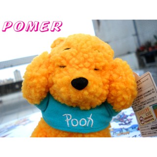 ☆POMER☆日本專用景品SEGA絕版正品 迪士尼 Winnie The Pooh 小熊維尼 維尼 捲捲毛 綠衣娃娃玩偶