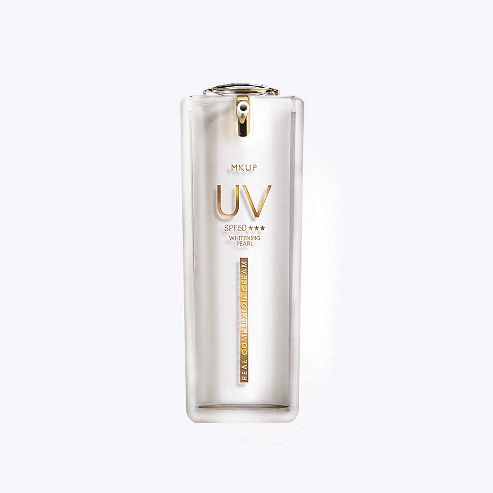 MKUP 美咖 頂級白珍珠 UV 素顏霜 SPF50 30ML｜MKUP美咖官方旗艦館