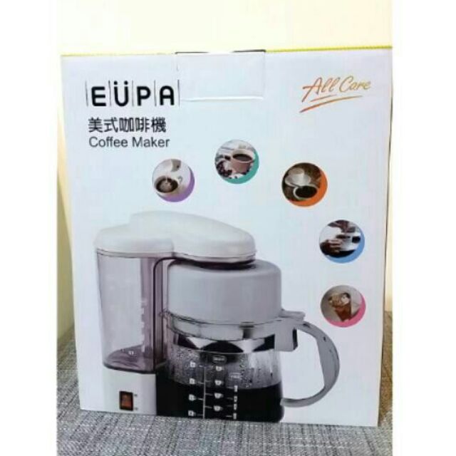 ☆五人份美式白色咖啡機 coffee maker☆全新 EUPA TSK-191