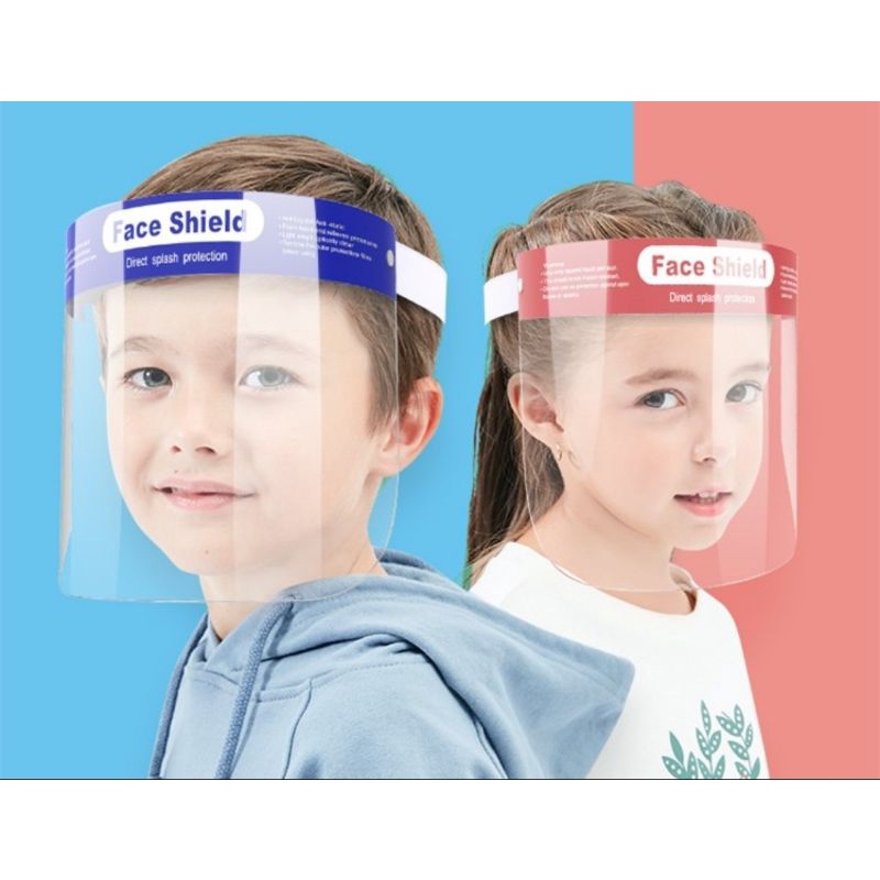 兒童全臉防護/雙面防護面罩/防飛沫面罩
