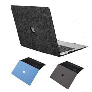 三件套牛仔布紋蘋果新款MacBook Pro M1晶片保護殼13吋MacBook Air A2337 A2179電腦殼