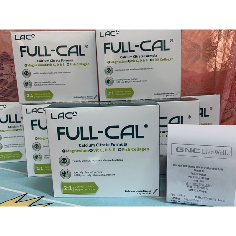 LAC Full-Cal 優鎂鈣60入/盒