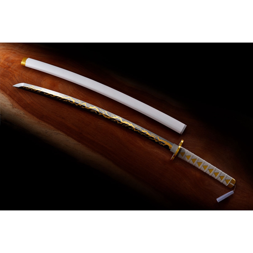 現貨 我妻善逸日輪刀proplica Nichirin Sword 鬼滅之刃霹靂一閃 蝦皮購物