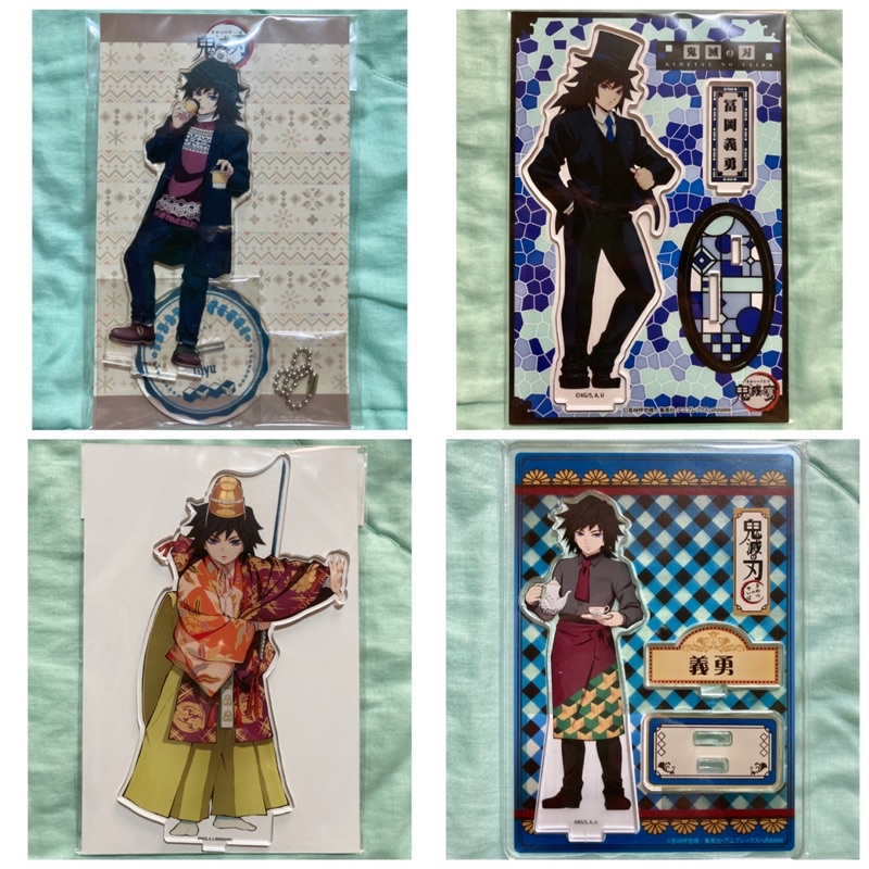 單售 全新未拆日版鬼滅之刃富岡義勇立牌set Aniplex 鬼滅之宴歌舞伎甜點天堂 蝦皮購物