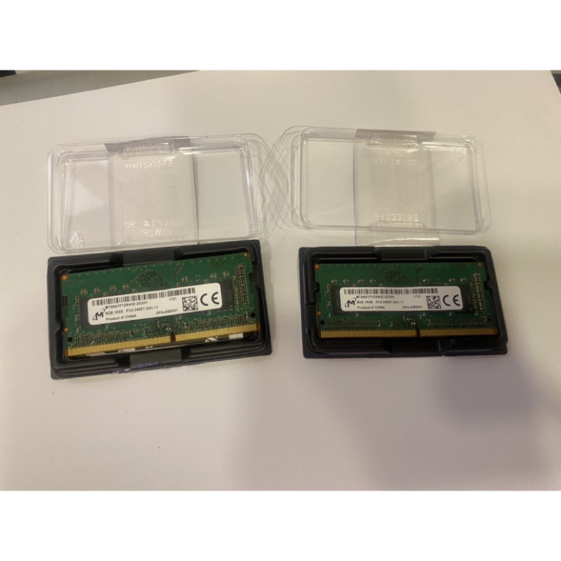 美光 DDR4-2400 8G x2筆電記憶體，DELL筆電升級出售，可跑雙通道