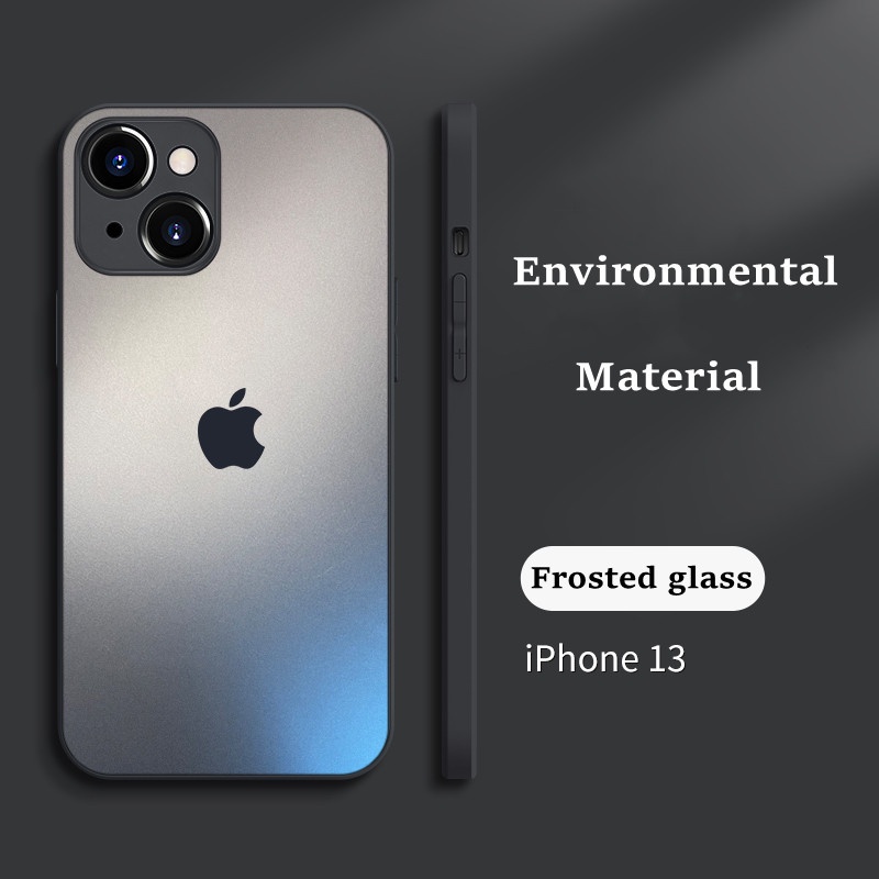 [iPhone 13 機背板鏡頭保護膜手機殼適用於 iPhone 13 pro max 1211 pro max 磨砂玻