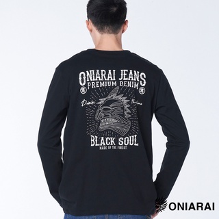 BLUE WAY 鬼洗 ONIARAI-現代潮流一代目鬼薄長TEE(黑)
