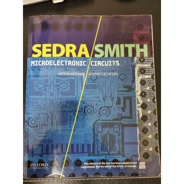 SEDRA SMITH 史密斯電子學 原文書第七版