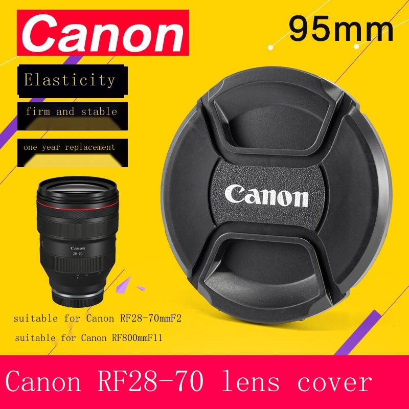 ☫相機蓋 鏡頭蓋  Canon佳能RF28-70 F2鏡頭蓋RF800 11微單EOS R6 R5適用E-95mm