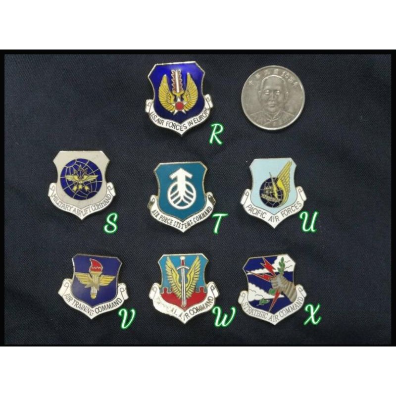 US美軍金屬徽章/陸軍海軍空軍/陸戰隊/101空降師 （二）
