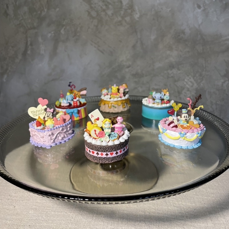 絕版 Re-ment 迪士尼 生日蛋糕🎂DIY 蛋糕 食玩 愛麗絲 維尼 米奇 米妮 史迪奇 小飛象