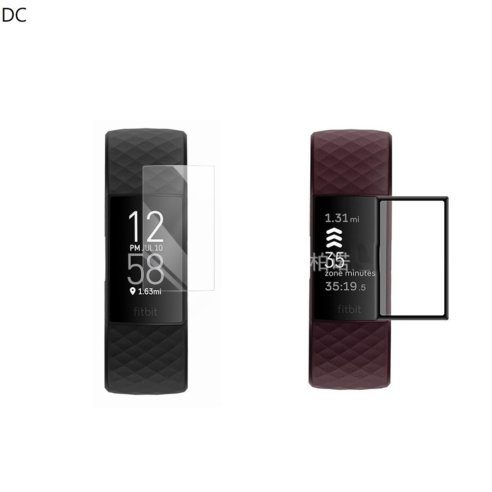 DC【3D曲面複合】Fitbit Charge 3/4 熱彎膜 PMMA+PC 防刮 耐刮 全螢幕 保護膜 保護貼