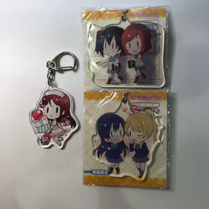Love Live 清瀨赤目壓克力吊飾繪里海未妮可真姬梨子lovelive Sunshine 蝦皮購物