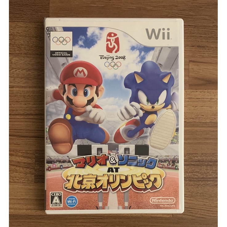 Wii 瑪利歐與索尼克 AT 北京奧運 馬力歐 瑪莉歐 正版遊戲片 原版光碟 日文版 日版適用 二手片 中古片 任天堂