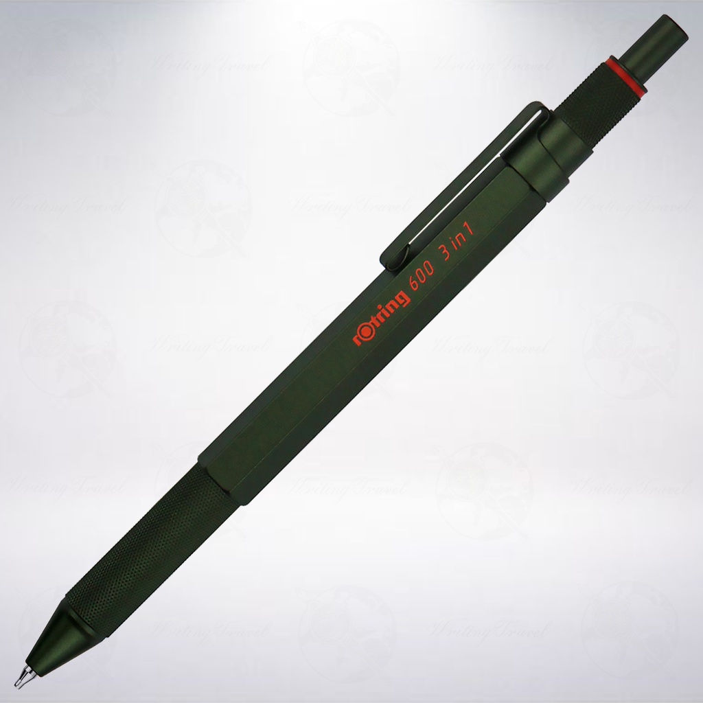 德國 rOtring 600 3-in-1 複合型筆記具: 迷彩綠/Camouflage Green