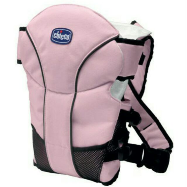 Chicco Go 透氣舒適 雙向 抱嬰袋 背帶 背巾 新生兒可用 粉紅色 baby pink
