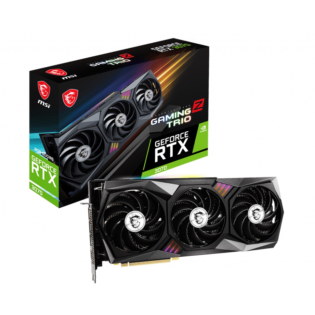 MSI 微星 GeForce RTX 3070 GAMING Z TRIO 顯示卡