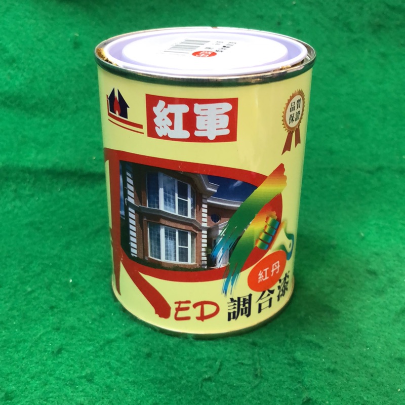 含税 調合漆 磅 300g 油漆 鐵漆 P磅裝 金屬 鐵材 木材 調薄劑使用松香水 小罐油漆 台灣製 紅軍