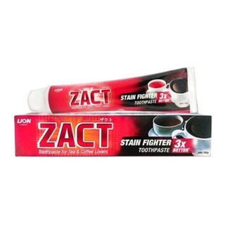 【現貨】 日本獅王 LION ZACT漬脫牙膏 190g 去除茶漬 咖啡垢配方 鮪魚肚先生