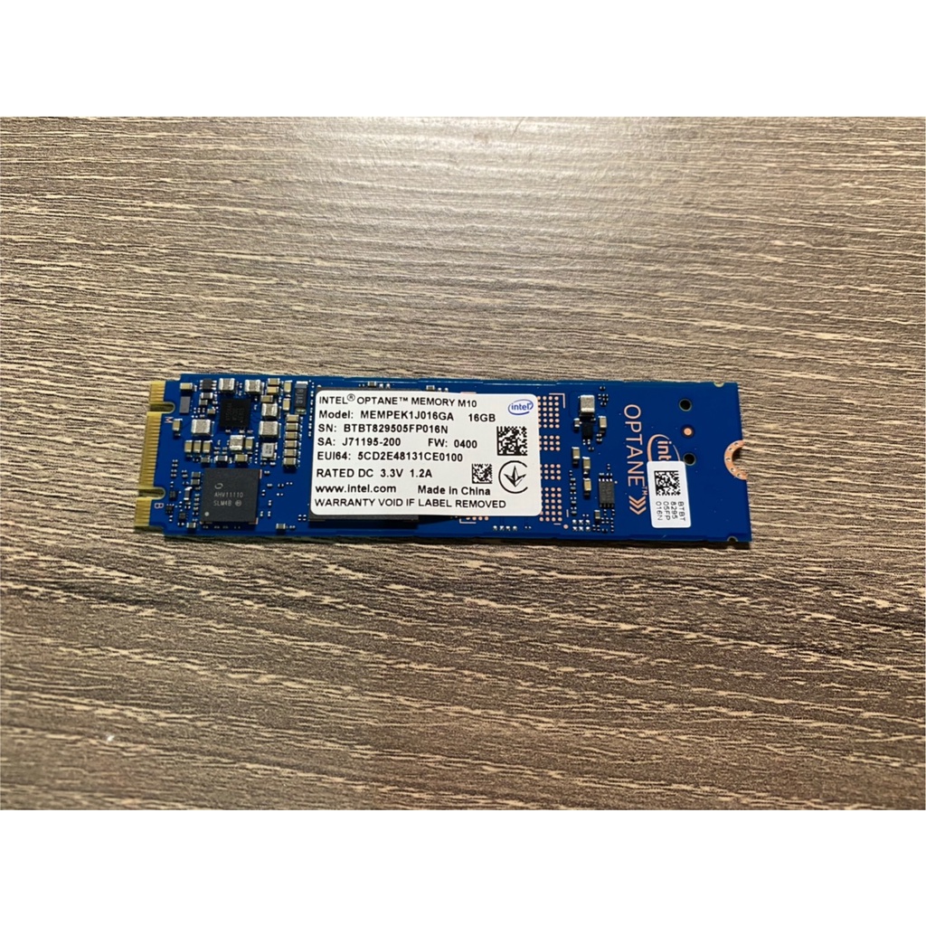 Intel Optane Memory 16GB 硬碟加速器 拆機良品 M10 16G M.2 PCIE