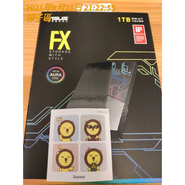 ASUS FX 2.5吋外接式硬碟 EHD-A1T