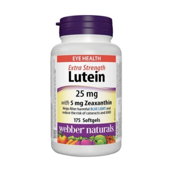 🇨🇦加拿大 🍁Webber Naturals Lutein 葉黃素25mg + 玉米黃素5mg 175錠（眼睛保健）