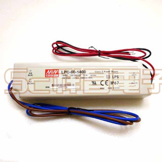 【祥昌電子】MW 明緯 LED電源穩壓器 電源供應器 變壓器 (LPC-60-1400)