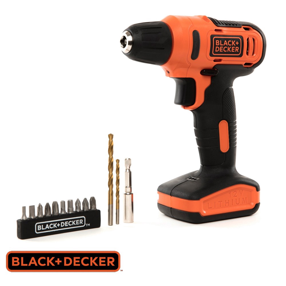 BLACK+DECKER 12V Max鋰電起子機13件組 LD12SP