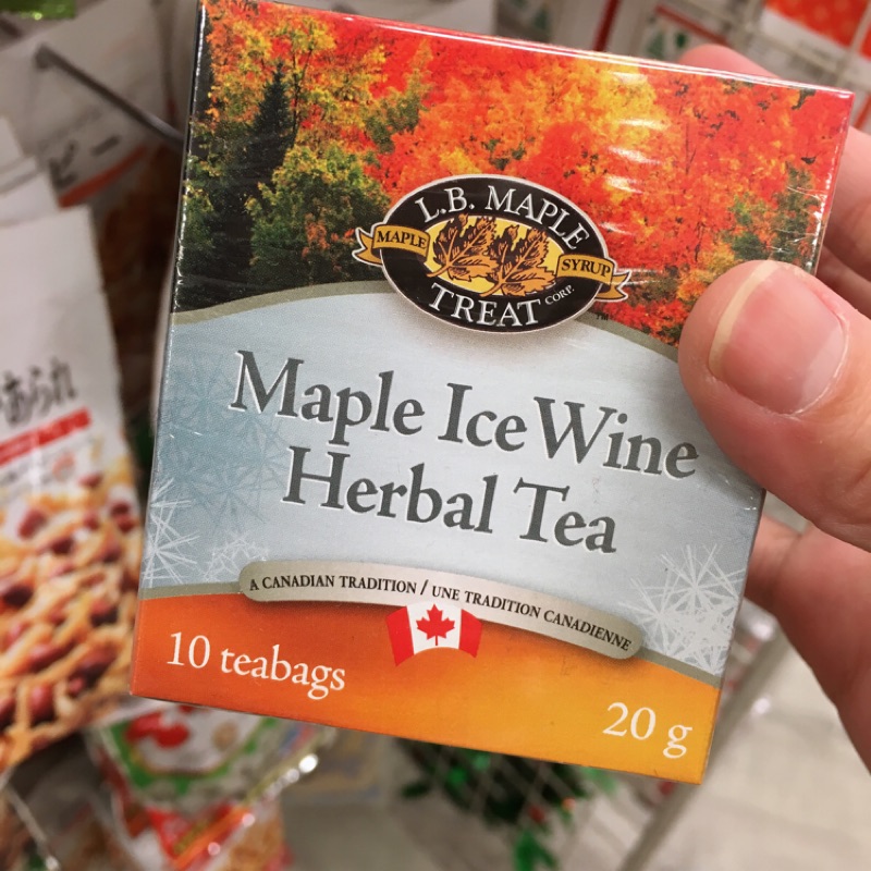 ［🇨🇦加拿大代購］ 必買 冰酒楓葉茶Maple Ice Wine Herbal Tea  10包 20克