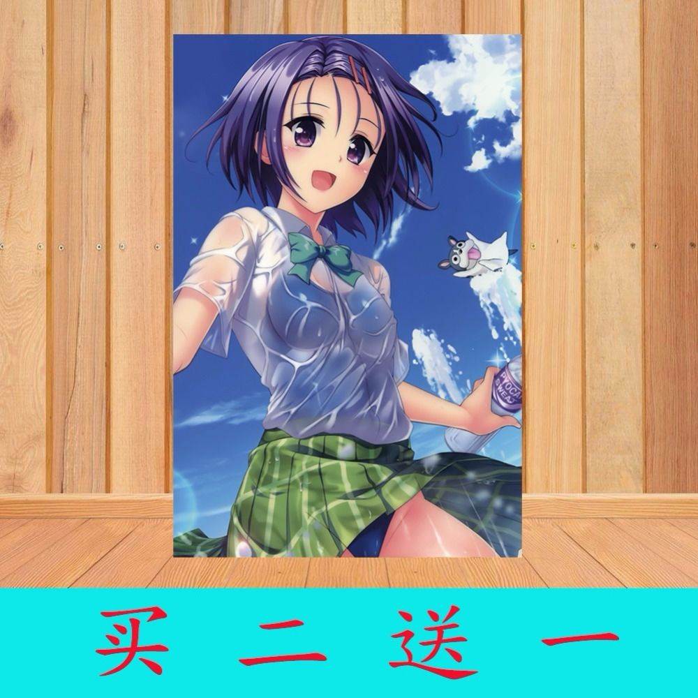 Sff Tolove出包王女金色暗影結城美柑西連寺春菜夢夢高清壁紙自粘海報 蝦皮購物