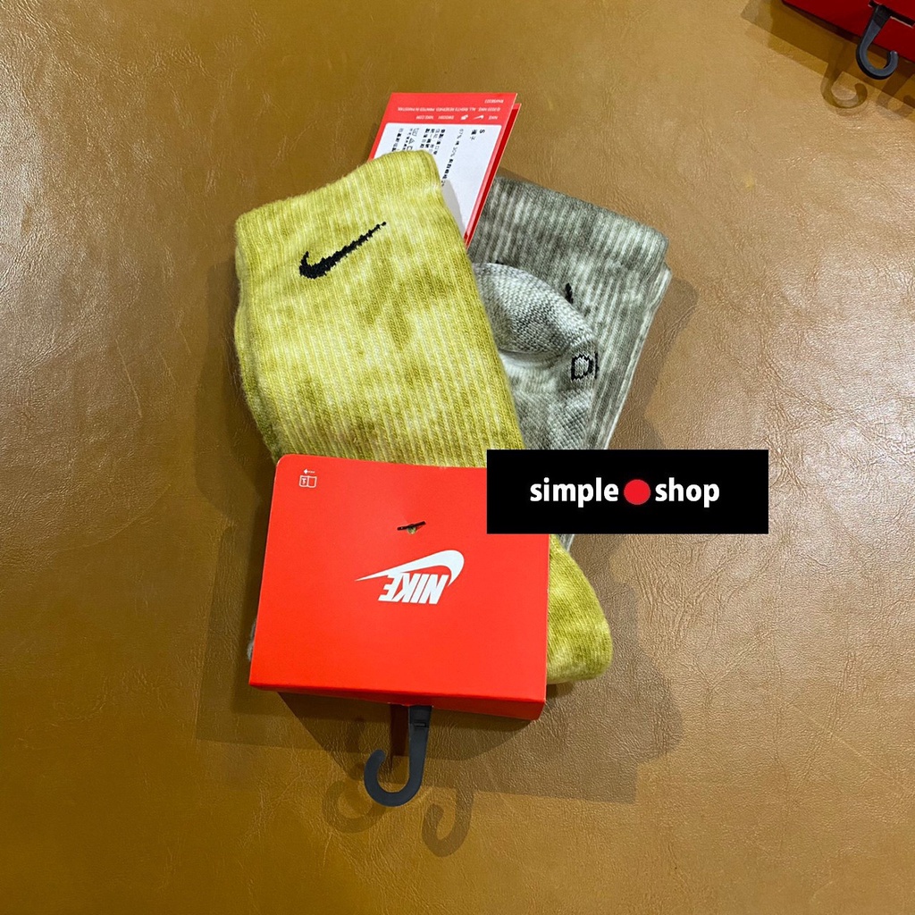 【Simple Shop】NIKE DRY-FIT 運動長襪 渲染 軍綠色 綠色 厚底長襪 DM3407-907