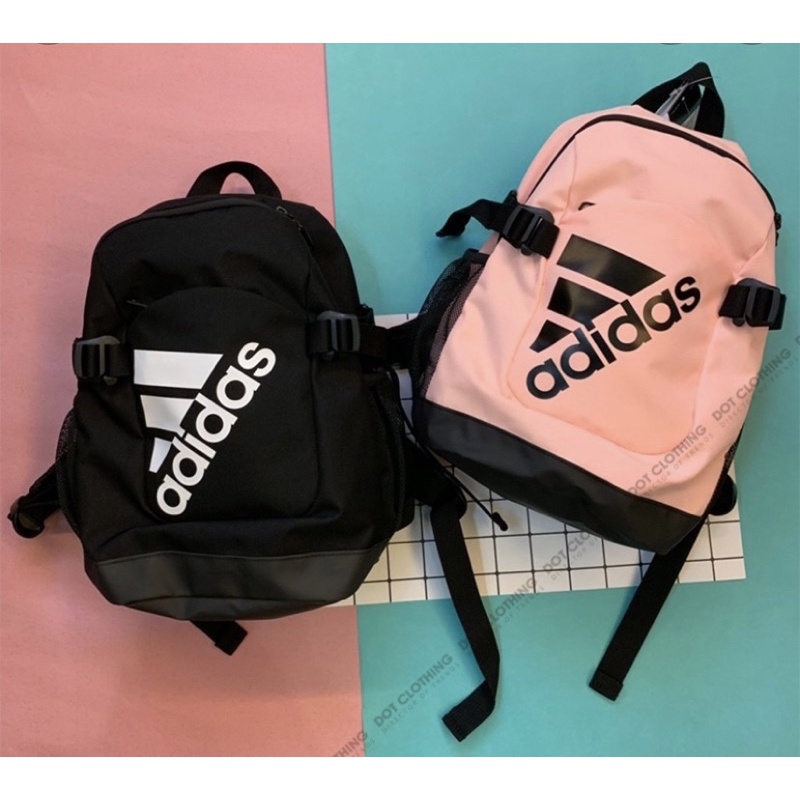 全新/Adidas/粉紅色後背包/Adidas後背包