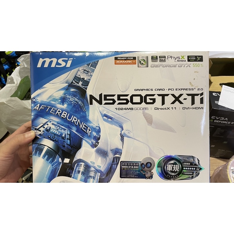 《懷舊商品》MSI GTX550TI 1G 二手良品 亮機卡